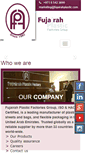 Mobile Screenshot of fujairahplastic.com